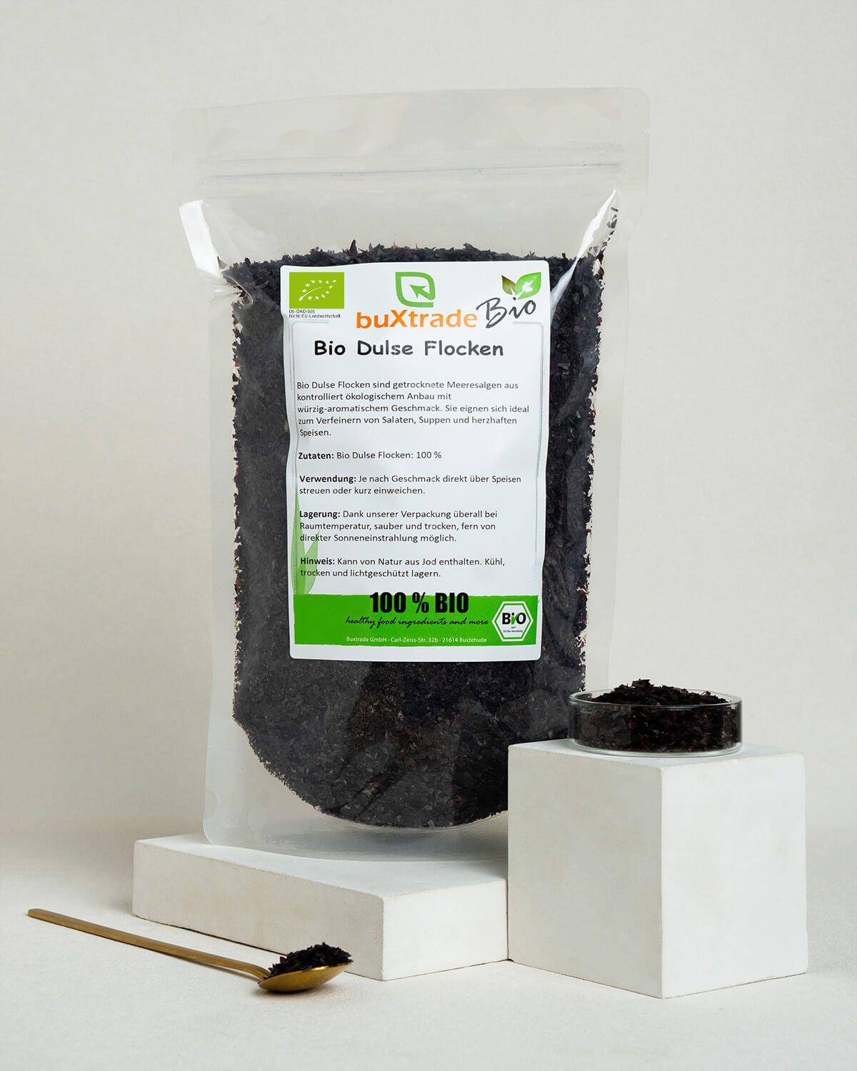 10 kg Herstellergebinde Bio Dulse Flocken | Flocken | Vegan | Glutenfrei | Algen-Topping