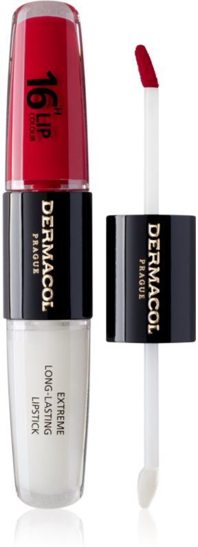 Dermacol 16H Lip Colour Langtidsholbar læbestift og læbeglans Skygge 03 Hot Date 2x4 ml