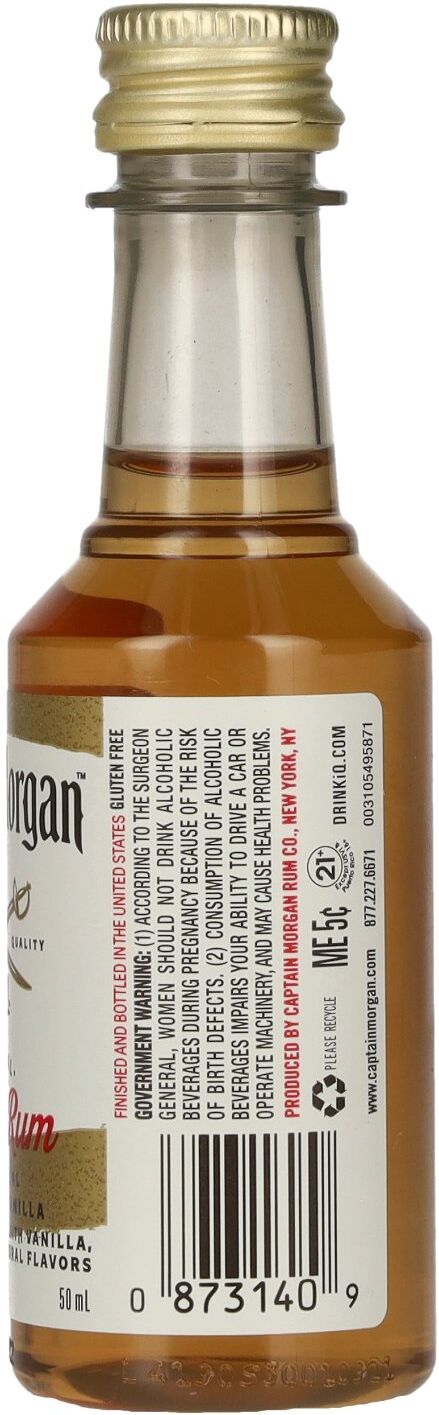 Captain Morgan Original Spiced Gold Spirit Drink 35% Vol. 0,05l PET