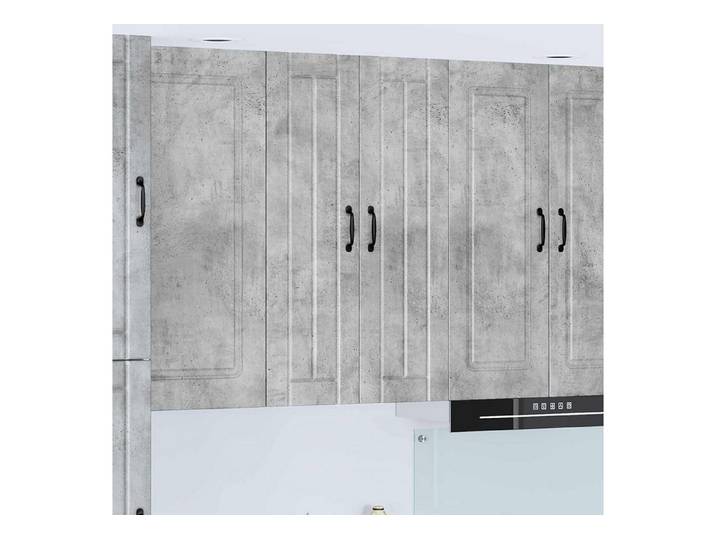 vidaXL Sideboard, Küchenschrank Beton Grau 60 x 31 x 100 cm Holzwerkstoff