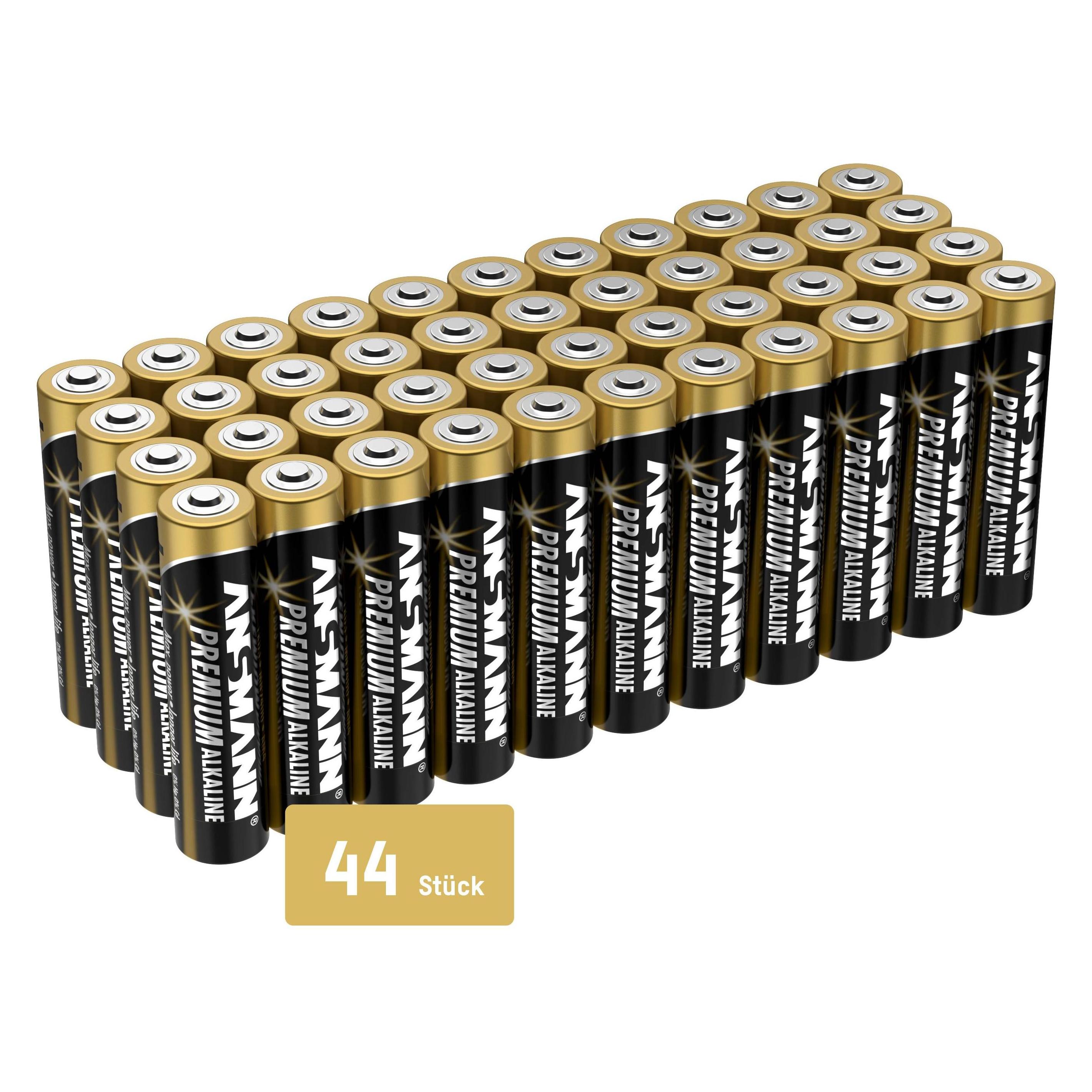 Ansmann Micro (AAA)-Batterie Alkali-Ma (44 Stk., AAA) (1501-0008)