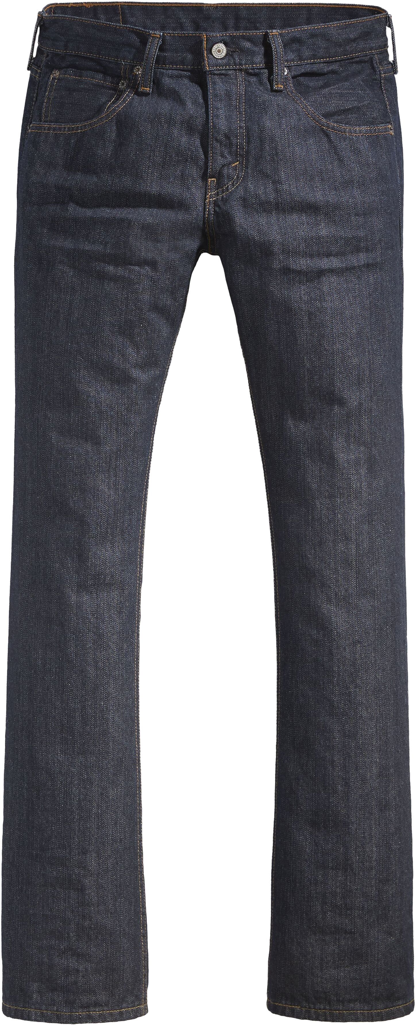 Bootcut-Jeans LEVI'S "527 SLIM BOOT CUT", Herren, Gr. 34, Länge 32, blau (tumbled rigid 39146), Denim/Jeans, Obermaterial: 100% Baumwolle, slim fit, Jeans Bootcut-Jeans, in cleaner Waschung