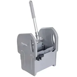 Presse für Reinigungswagen Bayersan Profi Presse grau Fahrwagenpresse mit Griff, Splint, Sieb, Stielhalter