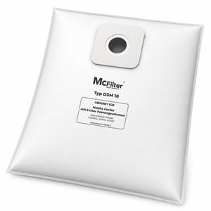 McFilter Staubsaugerbeutel DSM 10, 430240153, für Rucksacksauger Makita DVC & VC0 Serie, 10 Stück