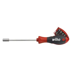 Wiha 3809-0102 1/4z Schraubendreher mit Bit Magazin magnetisch 32902