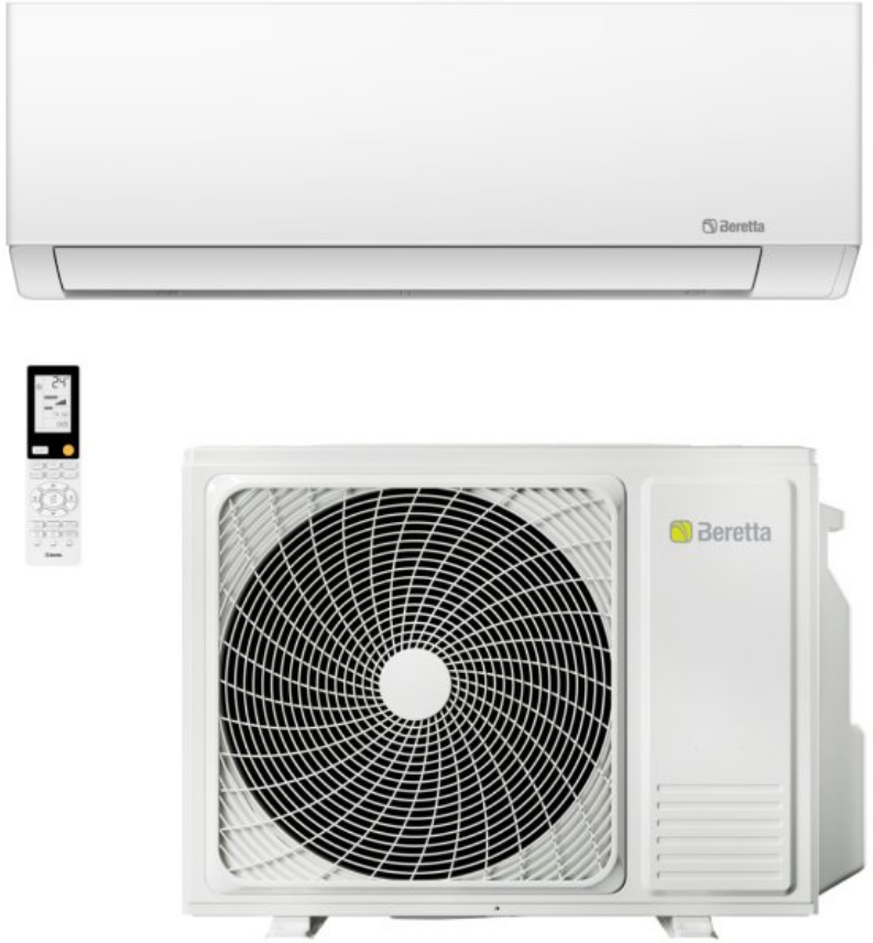 Beretta Condizionatore Climatizzatore Monosplit Inverter R-32 Modello Breva E 12000 BTU Wi-Fi Optional