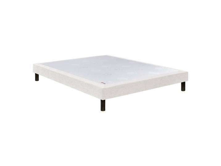 Sommier Nature confort ferme 15 cm - Epeda chenillé lin 120x200