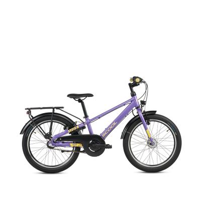Kinderfahrrad S’COOL "S'COOL troX pro" Gr. 29, lila (violet, gelb), Fahrräder, Kinder, 29cm, 20 Zoll (50,80cm)