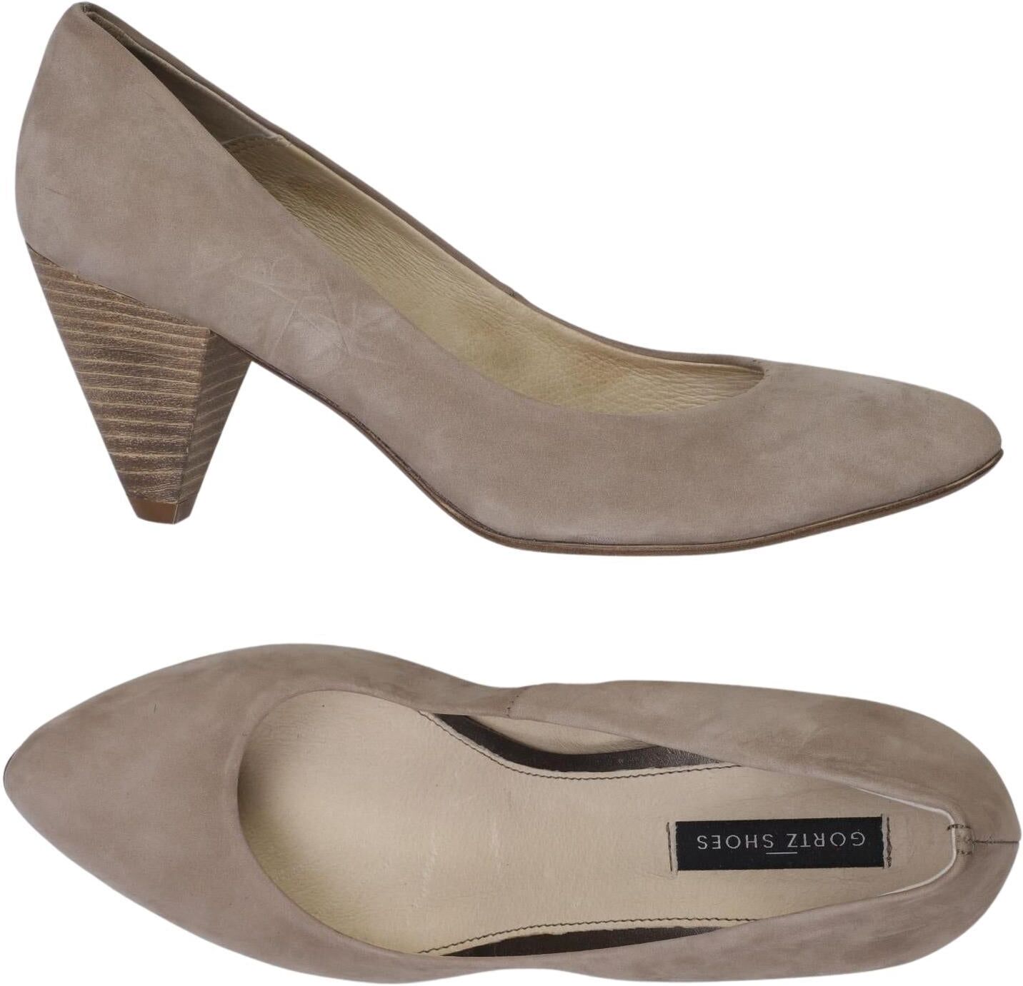 Goertz Schuhe Damen Pumps, Beige, Gr. EU 40, kein / Etikett - Second Hand