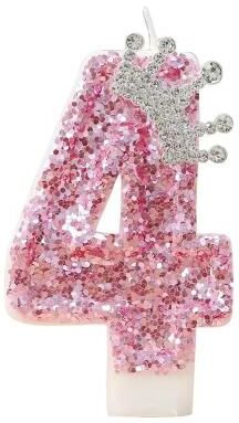 Uplift Picks Pink Princess Crown Number Candle Makes Birthday Cakes Feel Truly Royal #4