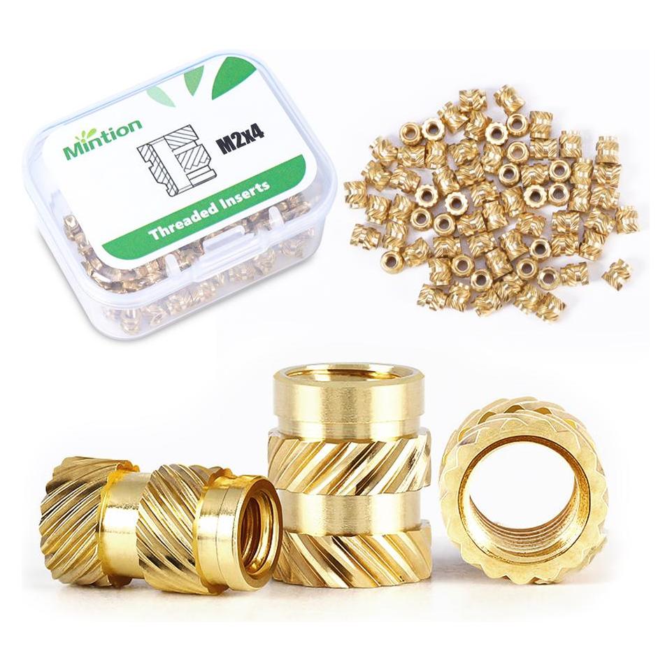 Mintion M2 x 4mm x 3,6mm Threaded Insert Set - 70 pcs (Ersatzteile) (65307059)