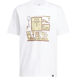 adidas Sports Bar Memorabilia Graphic T-Shirt Herren KH0393 - white XL