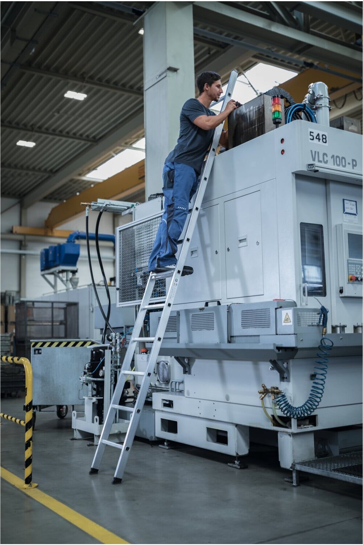MUNK Aluminium-Anlegeleiter 16 Sprossen (010016)