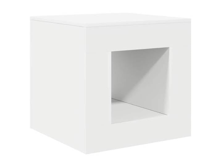 HKLGBVCR Couchtisch, weiß, kompaktes Design, für Wohnzimmer und kleinen Raum