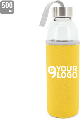 Borraccia vetro 500ml Neoprene Personalizzate o neutre