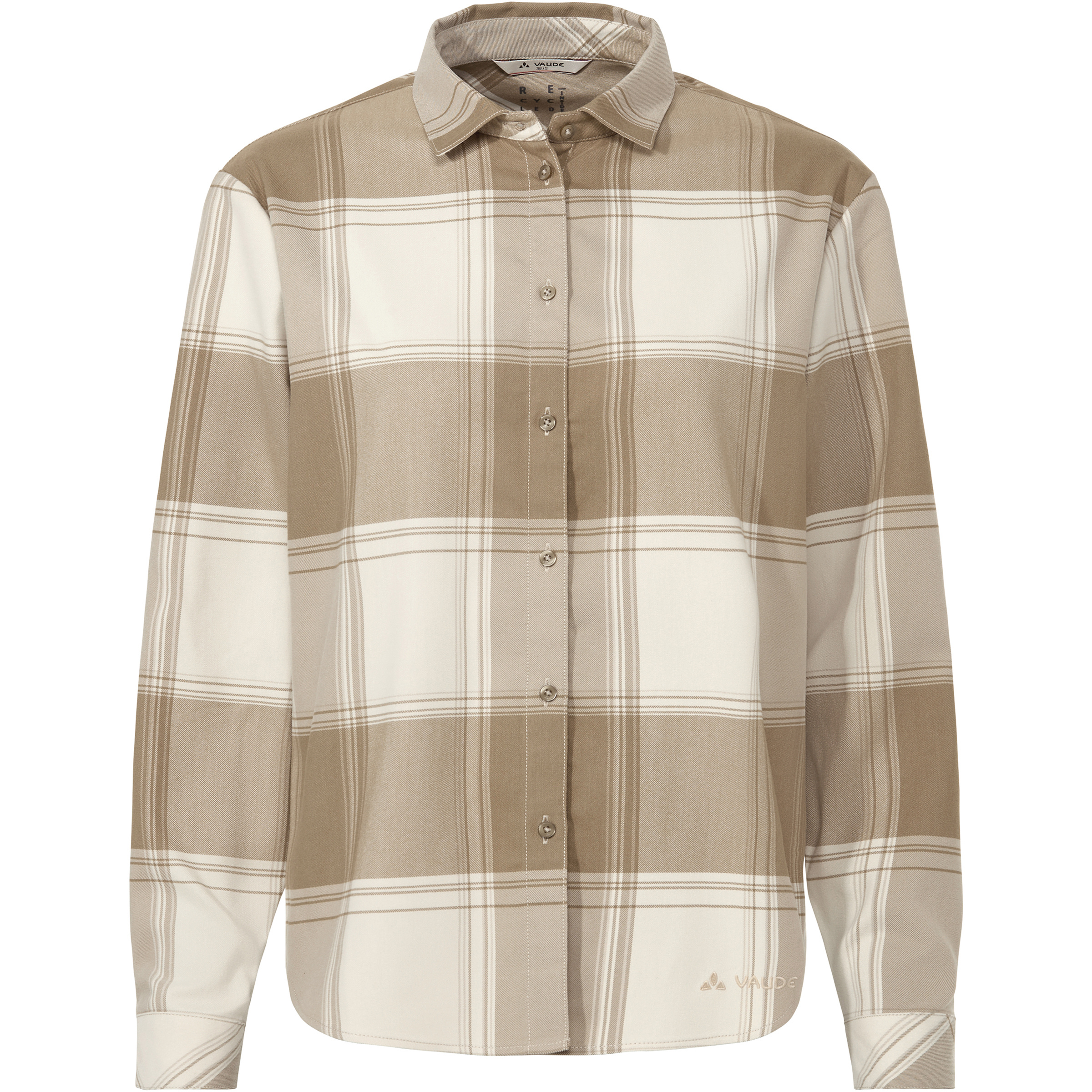 Vaude Farsund III Damen Blusen beige Größe S Trekking Atmungsaktiv