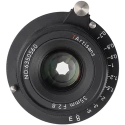 7artisans 35mm F2.8 Leica M mount (Leica M, Vollformat), Objektiv, Schwarz
