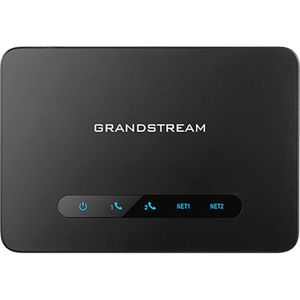 Grandstream HT812 V2 VoIP-Telefonadapter, 2 FXS-Ports, 2 SIP-Profile, Gigabit-NAT-Router
