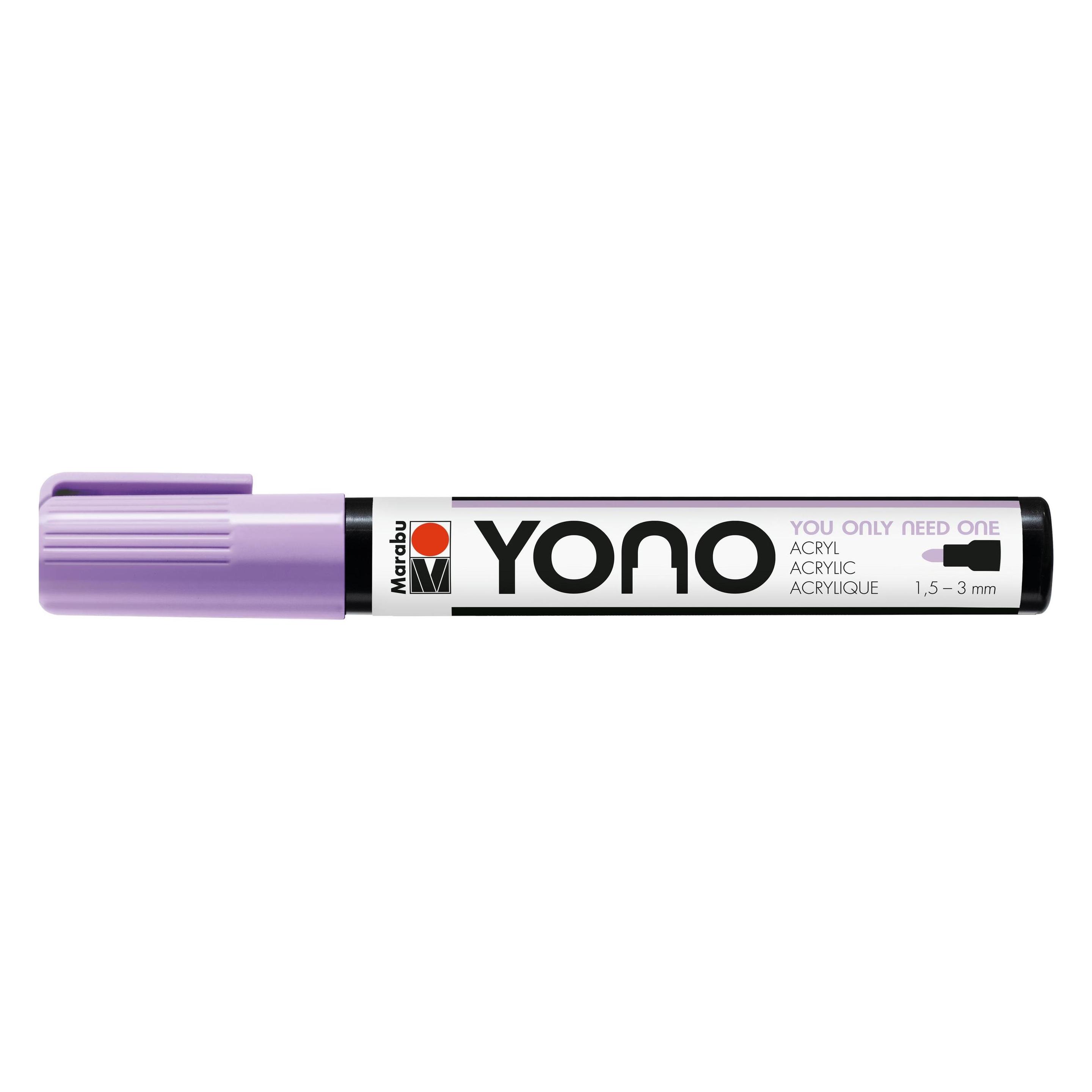 Marabu Acrylmarker YONO 1.5 - 3 mm Pastell-Lila (1x) (12400103226)