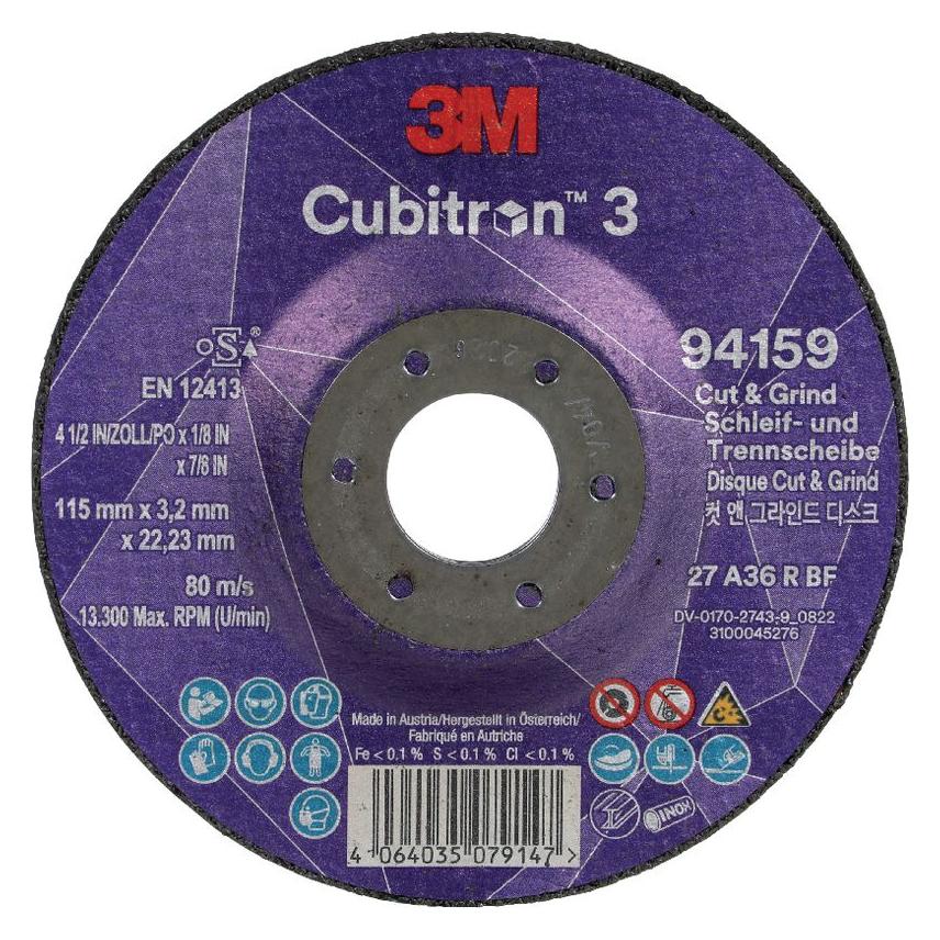 3M Trenn- Schruppscheibe CUBITRON III (36+) (7100305449)