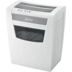 LEITZ IQ Aktenvernichter Office S P4 Aktenvernichter, Weiß