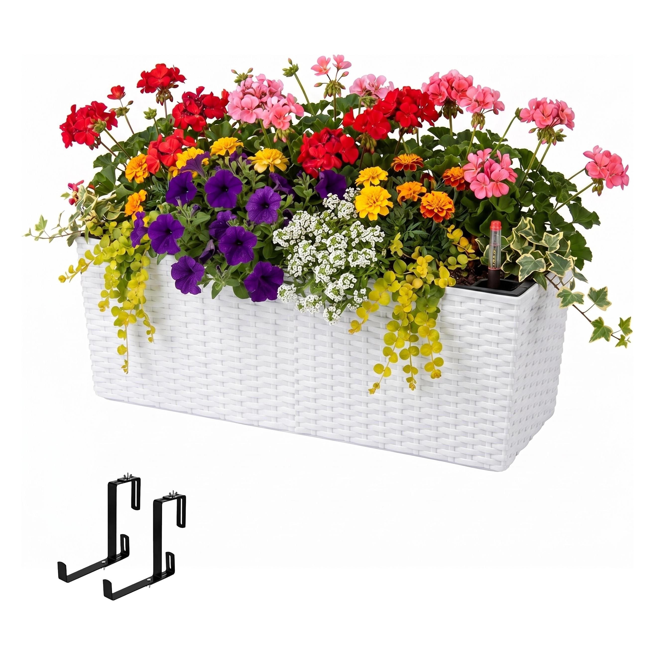 Relaxdays Balkonkasten (19 x 50 x 19 cm) (4052025833138)