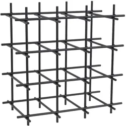 LOFT42 Malbec Weinregal – 9 Flaschen – Metall – Schwarz