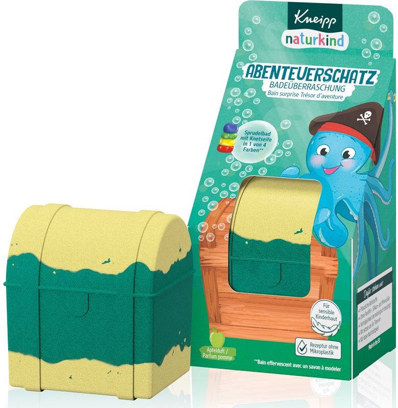 Kneipp Naturkind Mysterious Treasure bath bomb for children with a surprise 1 pc
