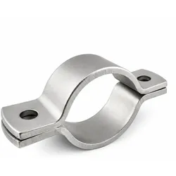 Zweiteilige Rohrschelle DIN 3567 Form A – Edelstahl V4A für höchste Ansprüche  / (Durchmesser (innen)) 407 mm