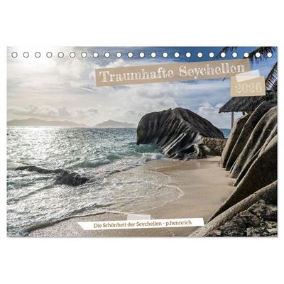 Traumhafte Seychellen (Tischkalender 2026 DIN A5 quer), CALVENDO Monatskalender