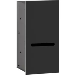 emco WC-Papier-Modul „asis module 2.0“, Anschlag rechts 17 × 34,6 × 15,62 cm in schwarz