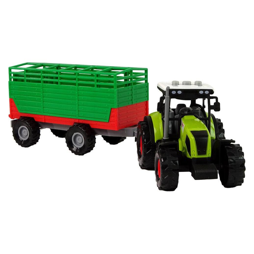 Lean Toys Traktor mit Anhänger-Bauernhof-Auto (36880918)