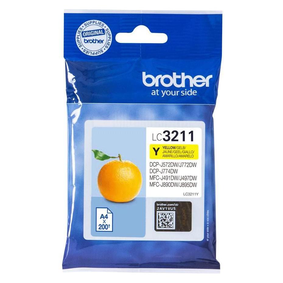 Brother Ink Cartridge Original (LC-3211Y)