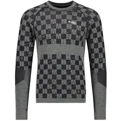 Mons Royale, Herren, Funktionsshirt, Ascender Merino Seamless Long Sleeve (S), Grau