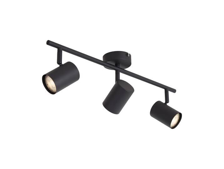 Spot moderne noir orientable 3 lumières - Jeana