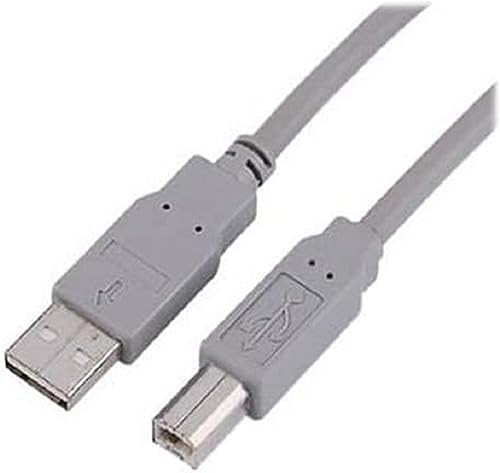 Hama USB-datakabel USB-A naar USB-B, 3 meter, grijs