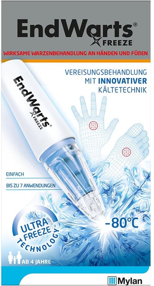 EndWarts FREEZE: Warzen & Dornwarzen durch Vereisung entfernen