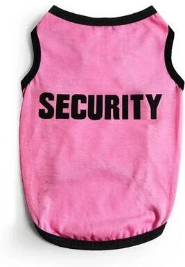 Uplifted Finds Printed Pet Security Vest T Shirt pink m