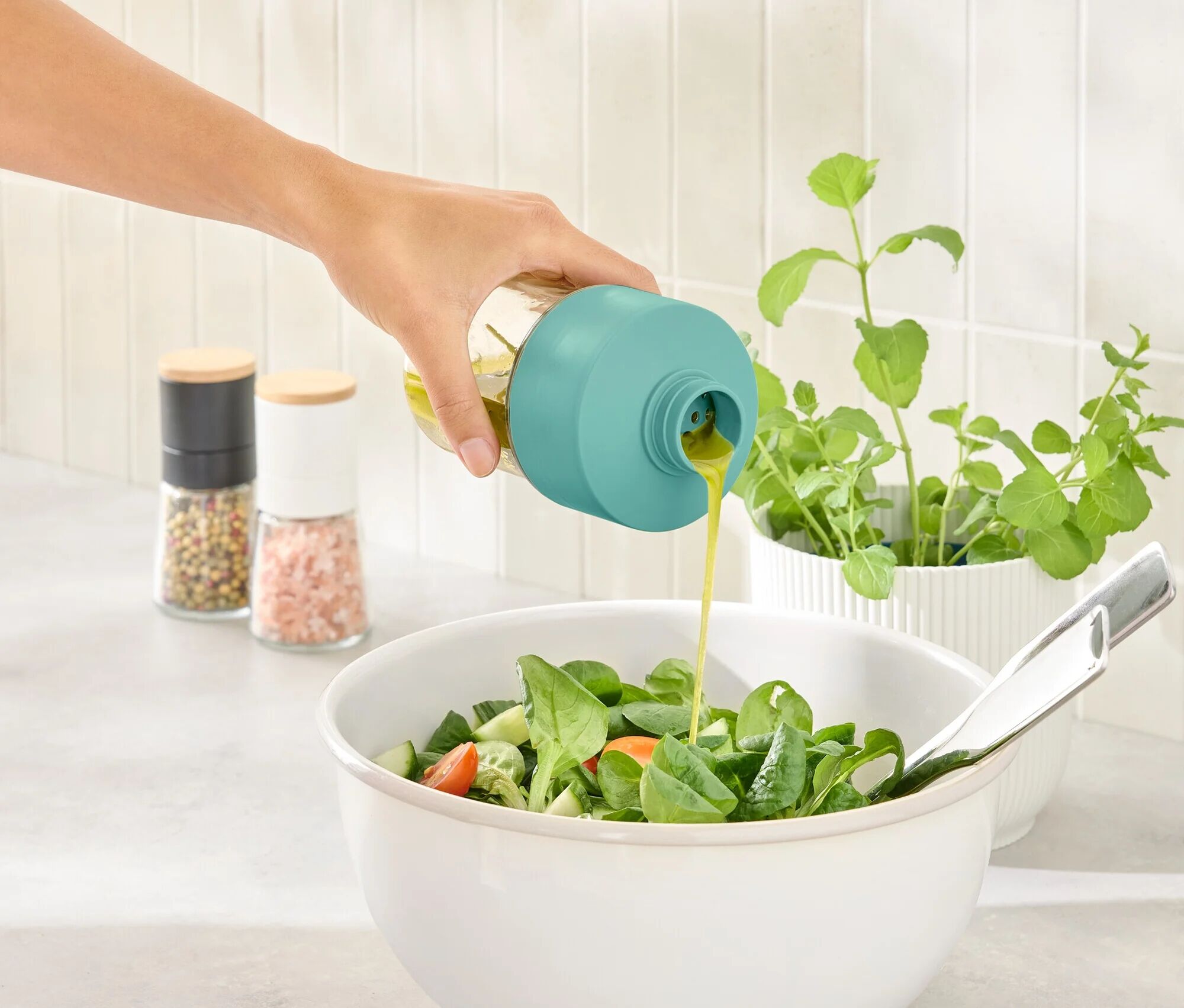 Tchibo - Dressingflasche - türkis
