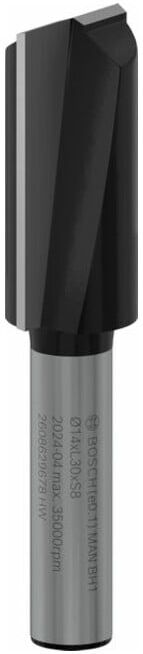 BOSCH PRO Fraise à rainurer, 2 tranchants, Ø 14 x L 30, tige 8 mm (2608629678)