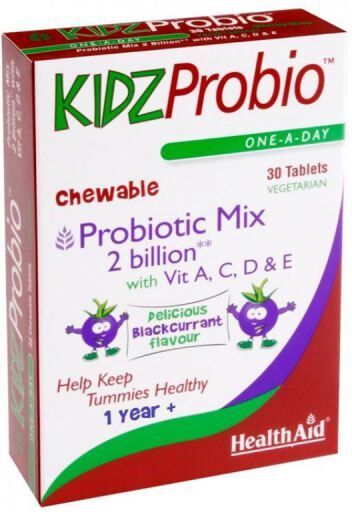 HealthAid KidzProbio 2000 Billion and Vitamins 30 Tablets