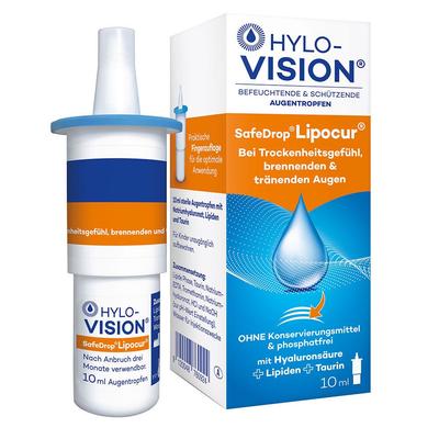 Hylo-Vision SafeDrop Lipocur Augentropfen 10 ml