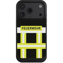 Nivocase Hülle für Apple iPhone 18 Pro Handyhülle NIVOcore Case Schwarz Beruf Feuerwehr Feuerwehrmann (Apple iPhone 18 Pro), Smartphone Hülle, Schwarz