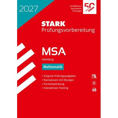 STARK Mathematik - MSA 2027 Hamburg - Prüfungsvorbereitung, Set von , Stark Verlag GmbH, 978-3-8490-6601-7