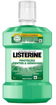 Listerine Elixir Proteção Dentes e Gengivas Menta 1000 ml