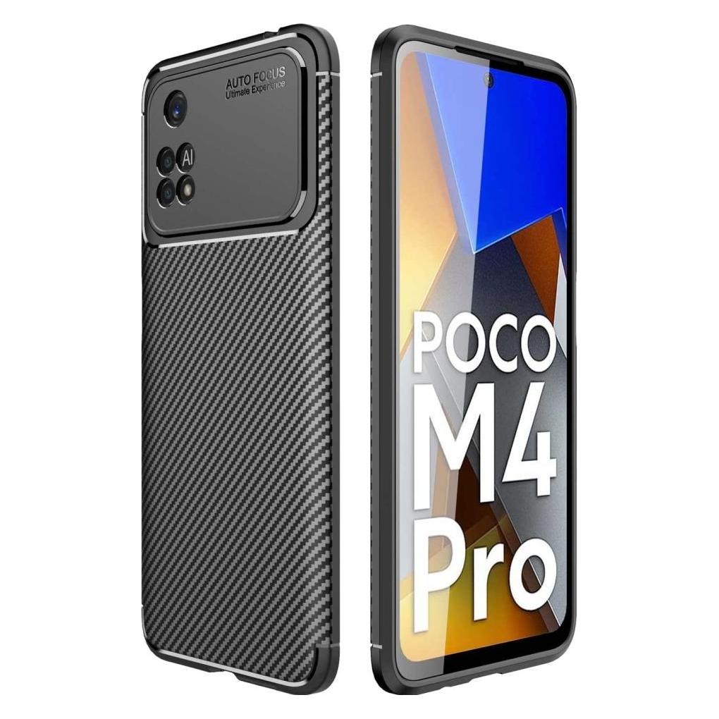 Screenguard Xiaomi Poco M4 Pro 4G Hülle Carbon Design TPU Case (Xiaomi Poco M4 Pro) (00030601)