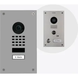 DoorBird D1101UV IP Video Türsprechanlage Weißaluminium, Edelstahl, pulverbeschichtet, seidenmatt