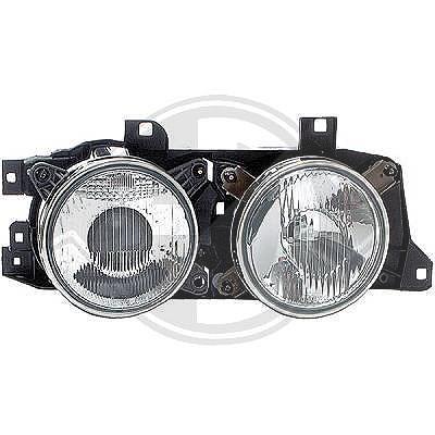 Diederichs Scheinwerfer H1/H1 ohne Stellmotor [Hersteller-Nr. 1222180] für BMW