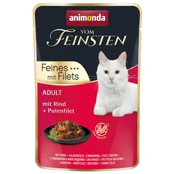 Animonda Vom Feinsten mit Rind und Putenfilet 18x85 g
