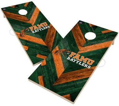 Skip's Garage Florida A&M University Rattlers Cornhole Board Set